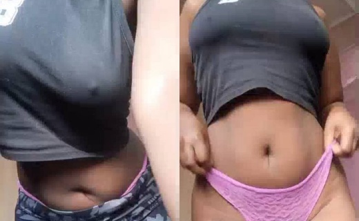 Endowed Naija Babe Displaying Her Asset