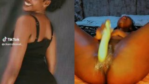 Kenyan Tiktoker Chantellemuli Sextape Of Her Using Cucumber