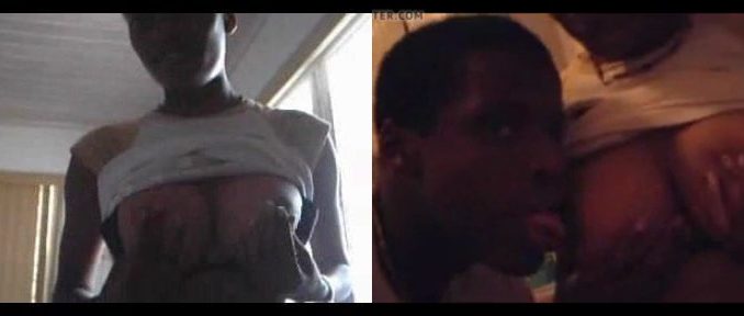 19 Year Old Naija Teen Girl With Nice Boobs Teases Her Boyfriend With Them And Lets Him Suck Her Boobs