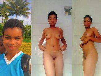 19 Year Old Secondary School Girl Flaunts Her Tight Pussy And Standing Boobs In This Nude Video