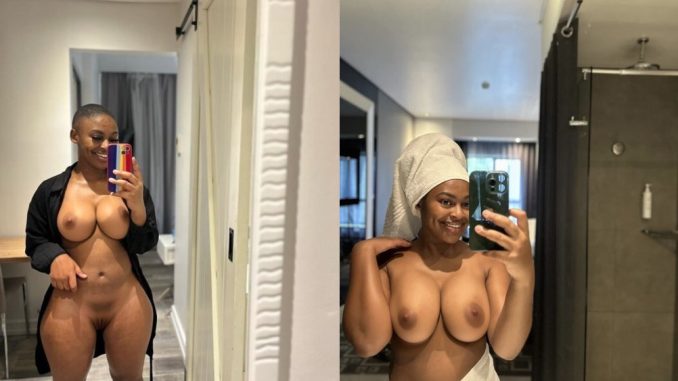 Hot Mzansi Girl Flaunts Her Hot Curvy Body Nude, Boobs And Pussy