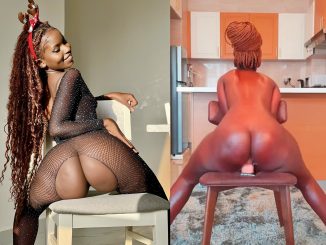 Hot Mzansi Model post_rion "ohrionstar" (riri.x) Rides Her Dildo While Sitted On Her Chair