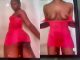 Hot Naija Buzzcast Live Girl In Mini Gown Flashes Her Pussy And Twerks Without Panties