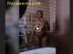 Mature Naija Lady Brushing Her Teeth Naked