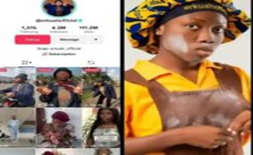 Nude Video Of Popular Ghanian Tiktoker Erkuahofficial Leak