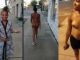 Petite African Lady Walk Naked On The Street In Day Light