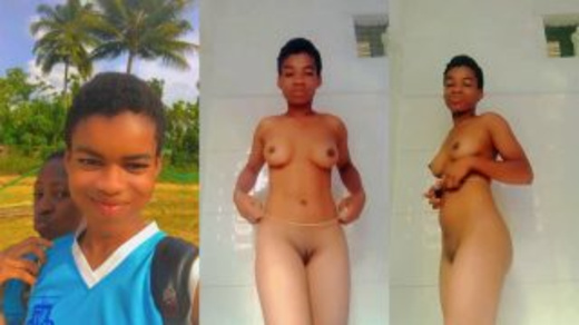 Secondary School Girl Flaunts Her Tight Pussy And Standing Boobs