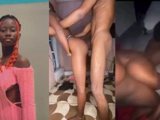 Sextape Of Ghanian Tiktoker "Efia Fryday" Fucked Doggy Leaked