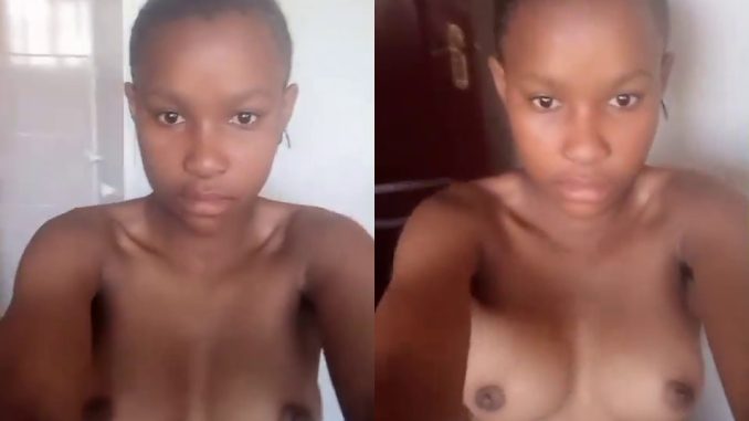 19 Year Old Upcoming Baddie Flaunts Her Boobs In Nude Video