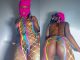 Another Naija Girl Flaunts Her Nude Boobs And Pussy Through A Net Dress