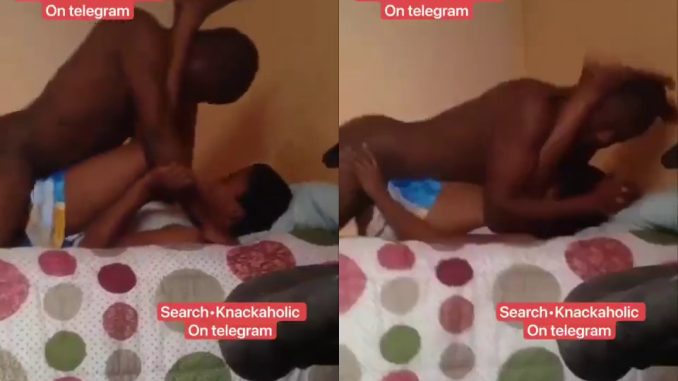 Corper Pins An 18 Year Old Student's Legs To The Bed And Fucks Her Dirty