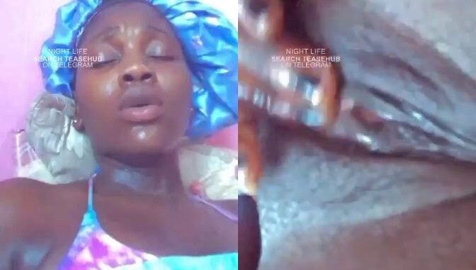 Horny Yoruba Girl Sweating While Fingering Her Pussy On A Hot Night