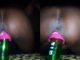 Lady Rides On A Plastic Bottle To Satisfy Herself