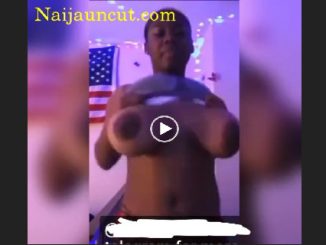 Naija Lady Flinging Her Big Breast On Camera