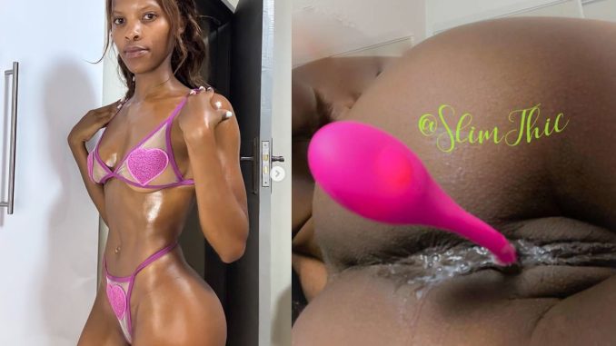 Nude Photos Of Mzansi Baddie “Tessa_kabelo” “SlimThicBae” Flaunting Her Wet Pussy