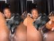 Nude Video Of Oduola Tolashe Fucking Her Pussy With A Dildo As She Creams