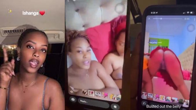 Nude Video Of Rwanda "Emelyne Miss Ishanga" And Her Friends Goofing Around, Flashing Their Boobs And Pussy Leaked