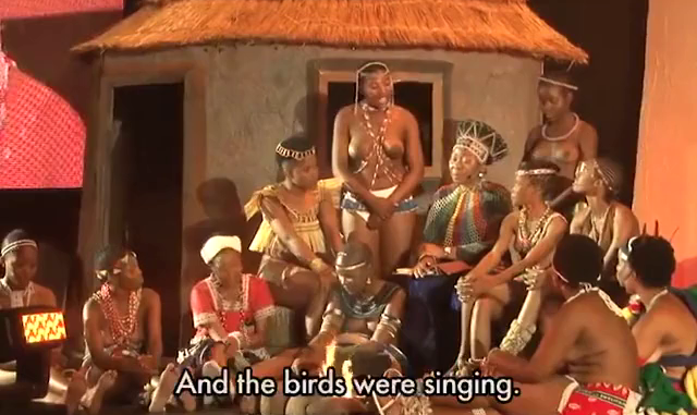 Zulu Virgins Topless With Their Boobs On Display During A Story Telling Session